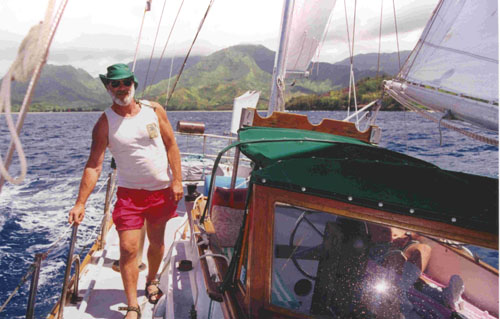 Ian Dolling aboard Markenurh