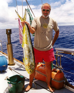 Ian Dolling with a Mahi Mahi